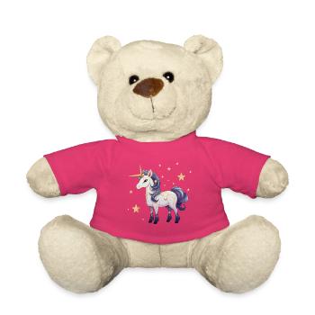 Licorne Étoile Magique - Nounours - rose - Devant