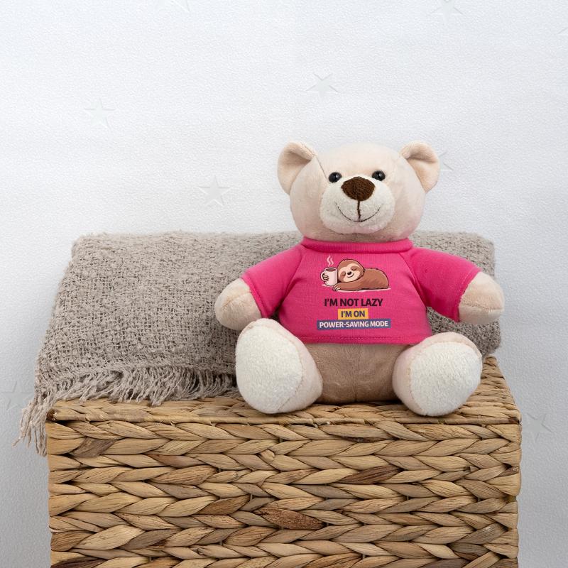 Sloth Power Saving Mode Tee Teddy Bear
