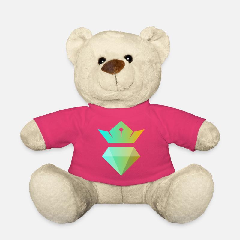 Couronne dégradée sur diamant - Nounours - rose