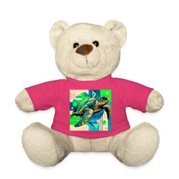 turtle - Teddy Bear - pink - Front