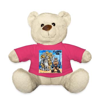Pouvoir crypto : Animal, Chien et Loup - Nounours - rose - Devant