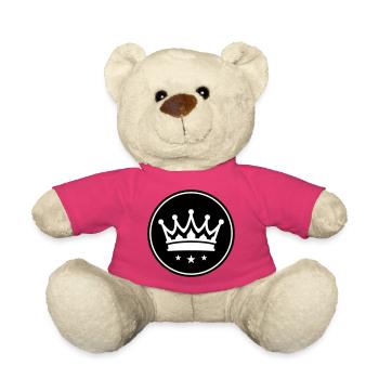 Crown Symbol - Teddy Bear - pink - Front