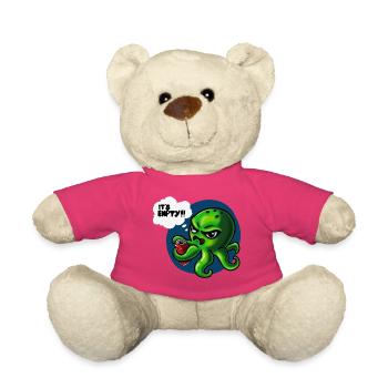 Grumpy Kraken - Teddy - Pink - Vorne