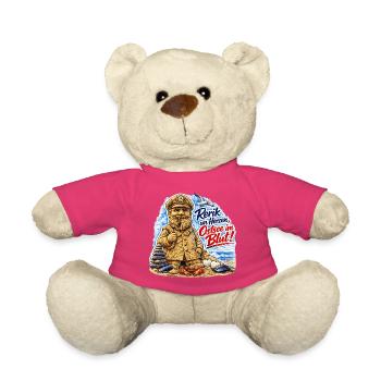 Rerik Ostsee Herzblut Strandmotiv - Teddy - Pink - Vorne