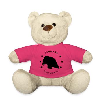 Fehmarn - Insel Ostsee Maritim Nordsee Meer - Teddy - Pink - Vorne