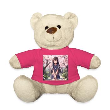 Cerisier en fleurs d’école - Nounours - rose - Devant