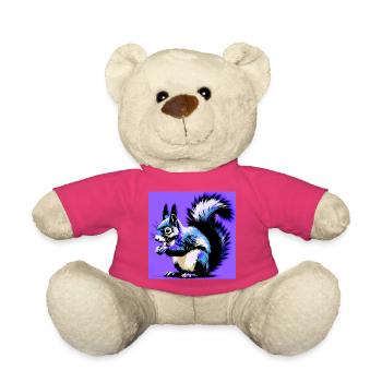 écureuil - Nounours - rose - Devant