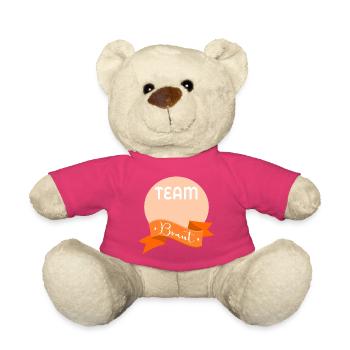 Team Bride - Teddy Bear - pink - Front
