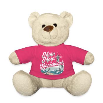  Moin Moin Is Klönschnack Maritimer Nordsee - Teddy - Pink - Vorne