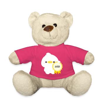Zertifizierte unberechenbare Ente - Teddy - Pink - Vorne