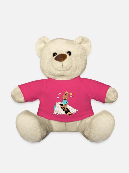 Surfer und Smartphone - Teddy - Pink