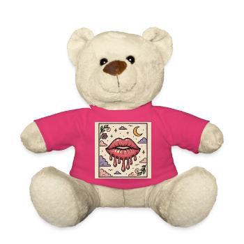 La bouche fait fondre le ciel nocturne - Nounours - rose - Devant