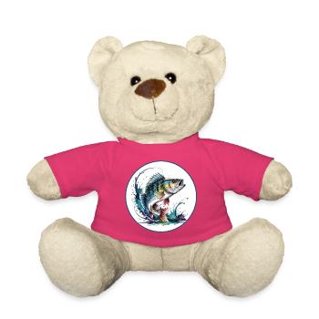 Barsch Angeln - Teddy - Pink - Vorne