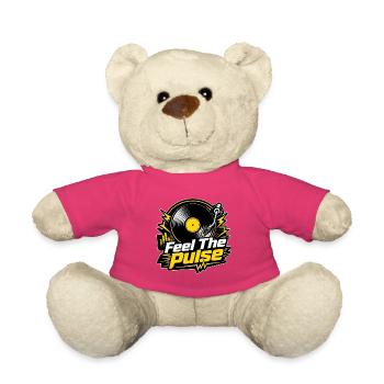 Feel The Pulse - Vinyle DJ Musique Electro - Nounours - rose - Devant