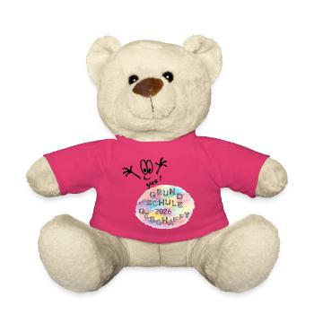 Grundschule geschafft - Teddy - Pink - Vorne