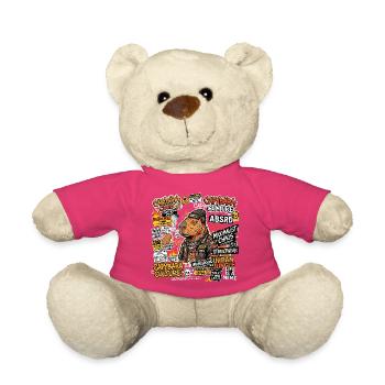 Capybara Streetwear Underground Culture - Teddy Bear - pink - Front