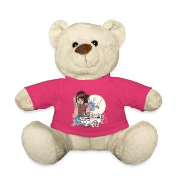 Filmabend & Inklusive Freunde Kunst - Teddy - Pink - Vorne