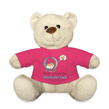 Denk außerhalb des Hamsterrads, denk draußen - Teddy - Pink - Vorne