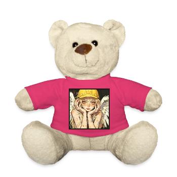 Ouvrier Ailé, Rêveur - Nounours - rose - Devant