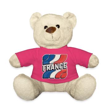 France - Nounours - rose - Devant