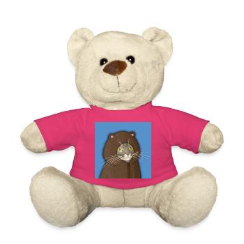 Portrait du Chat à Capuche d’Ours - Nounours - rose - Devant