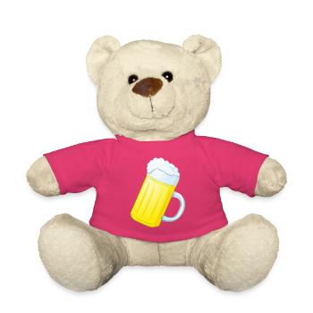 Bierkrug - Teddy - Pink - Vorne