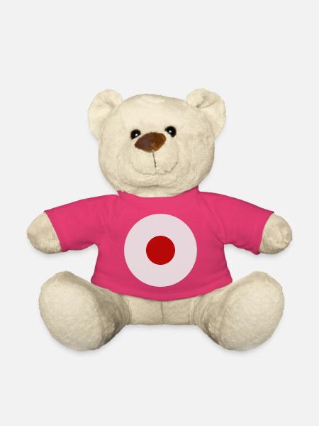 Japanische Flagge - Teddy - Pink