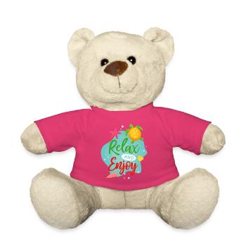 Entspann dich und genieße es - Teddy - Pink - Vorne