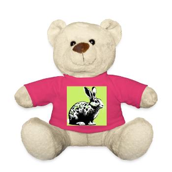 rabbit - Teddy Bear - pink - Front