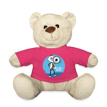 Alles im Blick - Ein Auge drauf haben - Teddy - Pink - Vorne