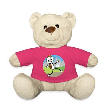 Wander Figur verabschiedet sich. - Teddy - Pink - Vorne