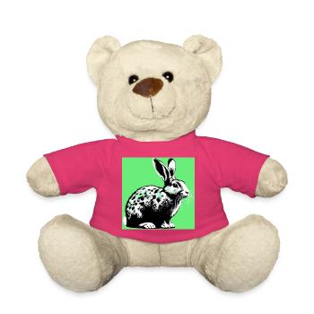 rabbit - Teddy Bear - pink - Front