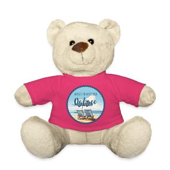 Ostsee – Er küsste sie wollte Meer - Teddy - Pink - Vorne