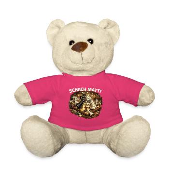 Schach Matt! Lustiges Schach Humor Shirt - Teddy - Pink - Vorne