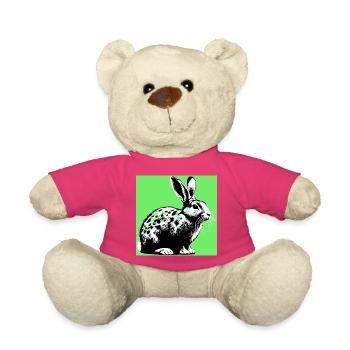rabbit - Teddy Bear - pink - Front