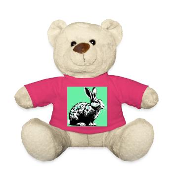 lapin - Nounours - rose - Devant