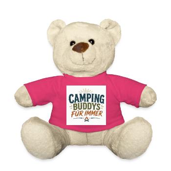 Camping Buddys Für Immer - Teddy - Pink - Vorne