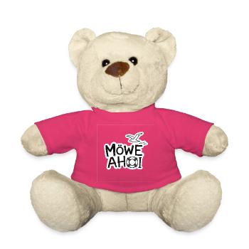 Möwe Ahoy Nautik Sticker - Teddy - Pink - Vorne