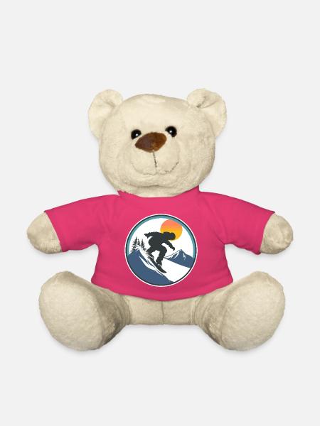 Snowboarding Grafik - Teddy - Pink