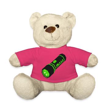 Taschenlampe Licht Icon - Teddy - Pink - Vorne