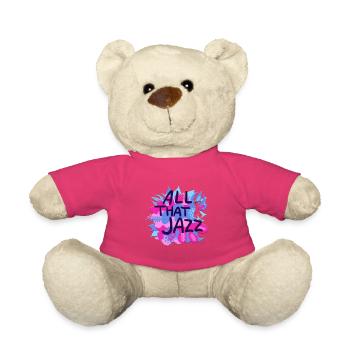 All That Jazz Musik Blumen Design - Teddy - Pink - Vorne
