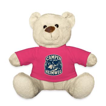 Campen ist mein Heimweg - Teddy - Pink - Vorne
