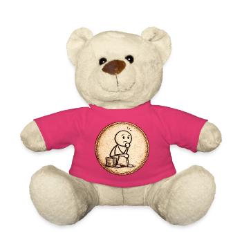 Sepia Denker Skizze - Teddy - Pink - Vorne