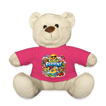 Endlich Ferien! - Teddy - Pink - Vorne
