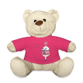 Süßer Hase Hello My Friend Cartoon - Teddy - Pink - Vorne