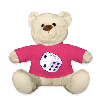Würfel, 1. Klasse 2026 - Teddy - Pink - Vorne