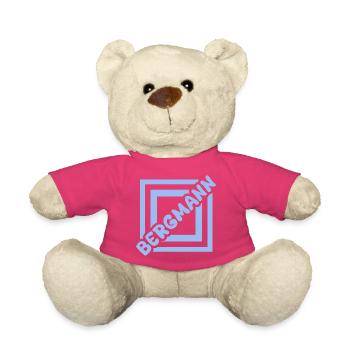 miner - Teddy Bear - pink - Front