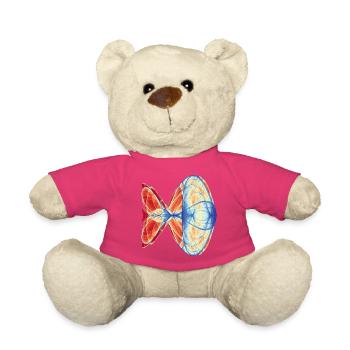 Feuer & Eis - Chaoskunst - Teddy Bear - pink - Front