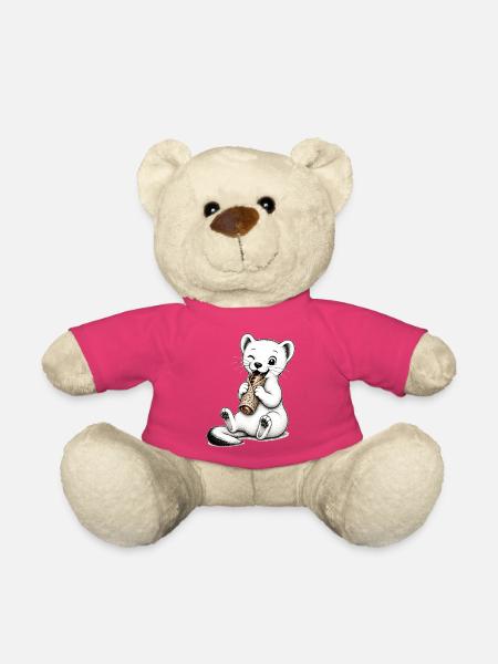L-Hermelin-Wurstpatty - Teddy - Pink