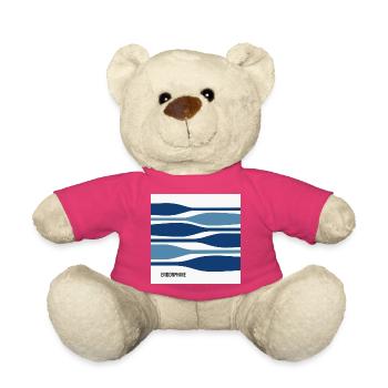 Endorphine – Minimalistisches Paddel Poster - Teddy - Pink - Vorne